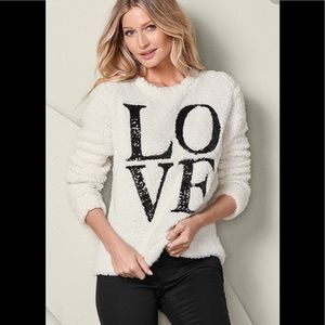 Sequined Love Sweatshirt